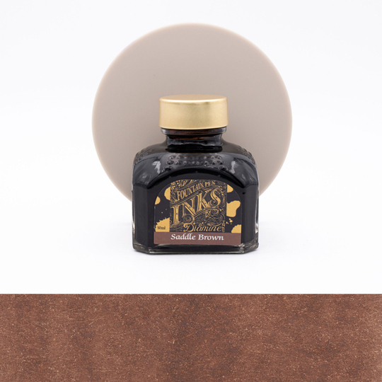 Diamine Saddle Brown Ink Bottle 80 ml