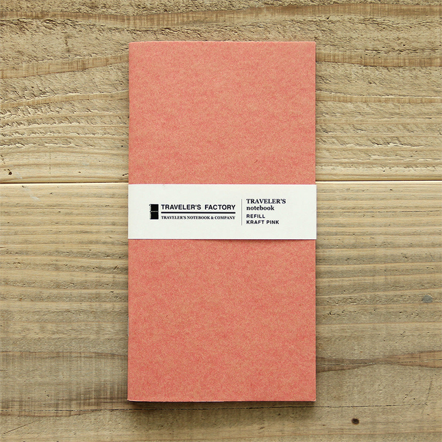 Traveler's Factory Refill Regular Size Kraft Pink