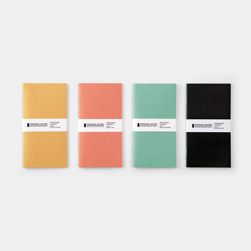 Traveler's Factory Refill Regular Size Kraft Turquoise