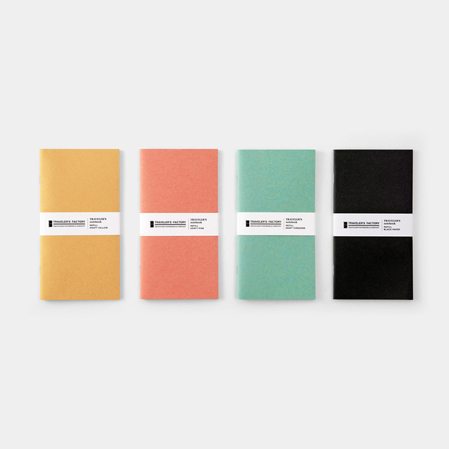 Traveler's Factory Refill Regular Size Kraft Turquoise