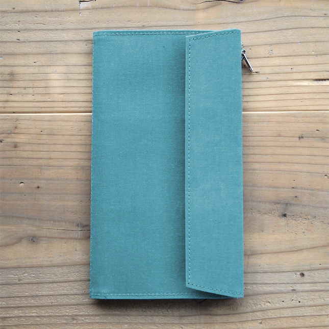 Traveler's Factory Paper Cloth Zipper Case Regular Size Sky