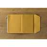 Traveler's Factory Paper Cloth Zipper Case Passport Size Mustard Traveler's Factory Paper Cloth Zipper Case Passport Size Mustard