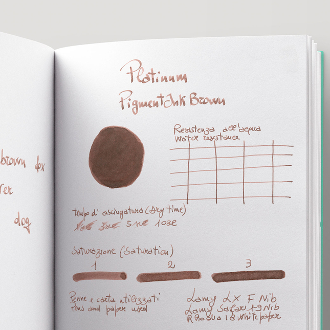 Platinum Pigment Ink Seppia Inchiostro 60 ml Indelebile