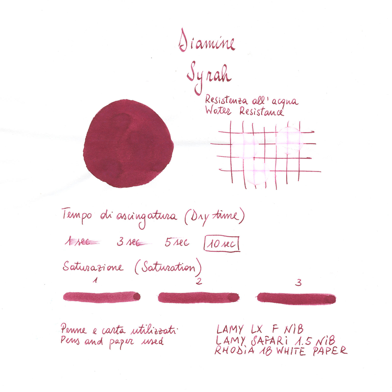 Diamine Syrah Inchiostro 80 ml Diamine Syrah Inchiostro 80 ml