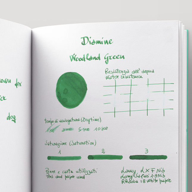 Diamine Woodland Green Inchiostro 80 ml