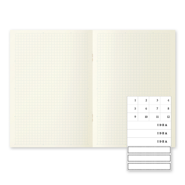 Md Paper Notebook Light A5 Quadretti Set 3 Quaderni