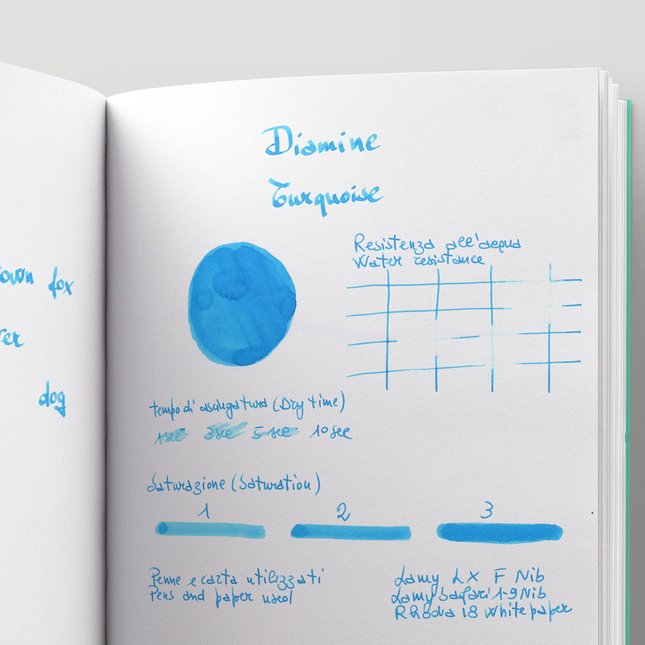 Diamine Turquoise Inchiostro 80 ml