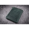 Galen Leather Portapenne in Pelle con Zip 20 Posti Crazy Horse Forest Green
