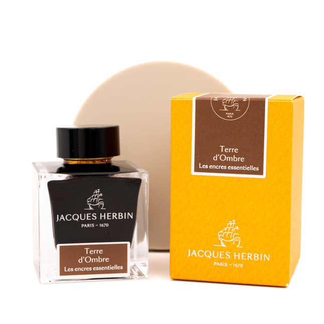 Jacques Herbin Terre d'Ombre Ink Bottle 50 ml
