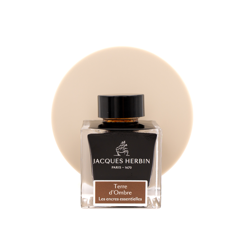 Jacques Herbin Terre d'Ombre Ink Bottle 50 ml
