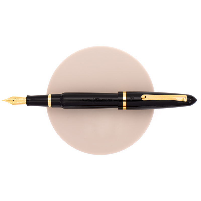 Montegrappa Venetia Penna Stilografica Nera Montegrappa Venetia Penna Stilografica Nera
