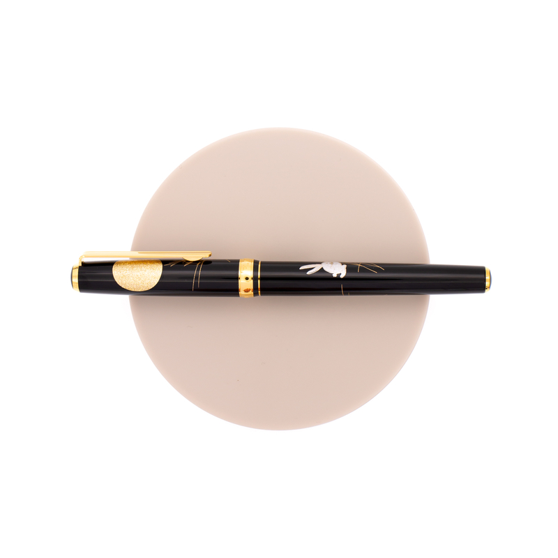 Platinum Vicoh Modern Maki-e Penna Stilografica Moon and a Rabbit