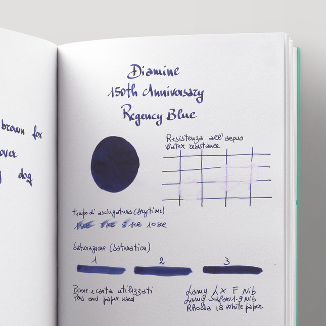 Diamine 150th Anniversary Regency Blue Ink Bottle 40 ml