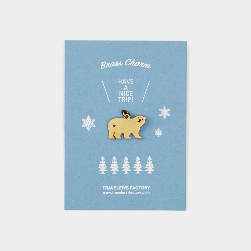 Traveler's Factory Brass Charm Little Bear Edizione Limitata