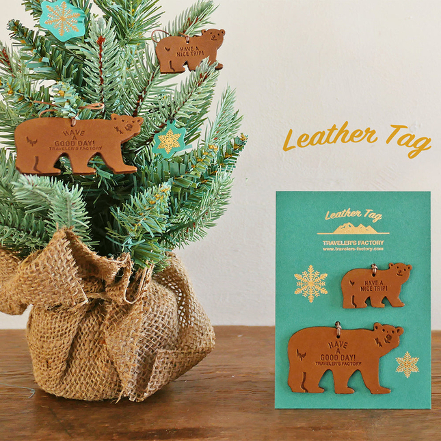 Traveler's Factory Holiday Bear in Pelle Edizione Limitata