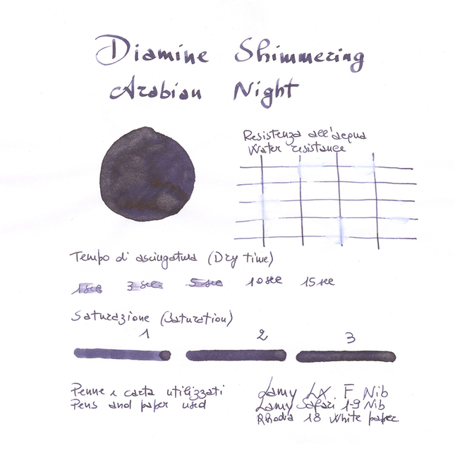 Diamine Shimmering Arabian Nights Inchiostro 50 ml