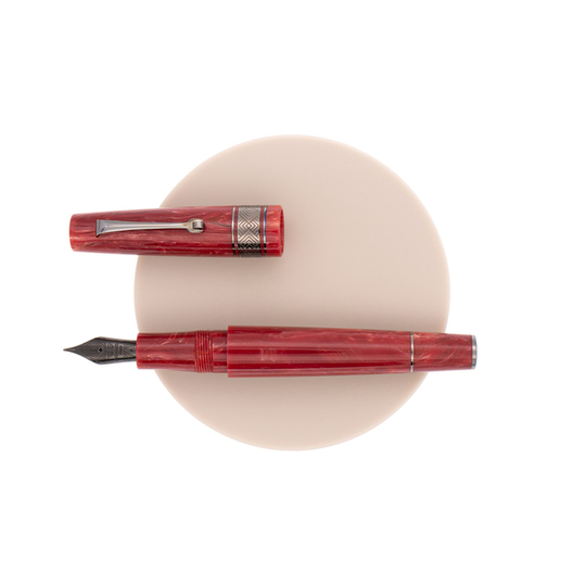 Leonardo Supernova Regular Penna Stilografica Star Light Pink & Rutenio