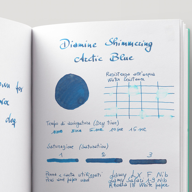 Diamine Shimmering Arctic Blue Inchiostro 50 ml