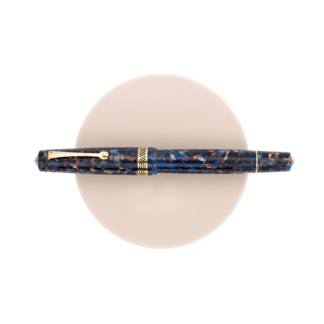 Leonardo Momento Magico Penna Stilografica Pietra Salata & Oro 14 KT