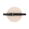 Leonardo Momento Magico Fountain Pen Black Soul Glossy & Ruthenium 14 KT