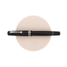 Leonardo Momento Magico Fountain Pen Black Soul Glossy & Rhodium 14 KT