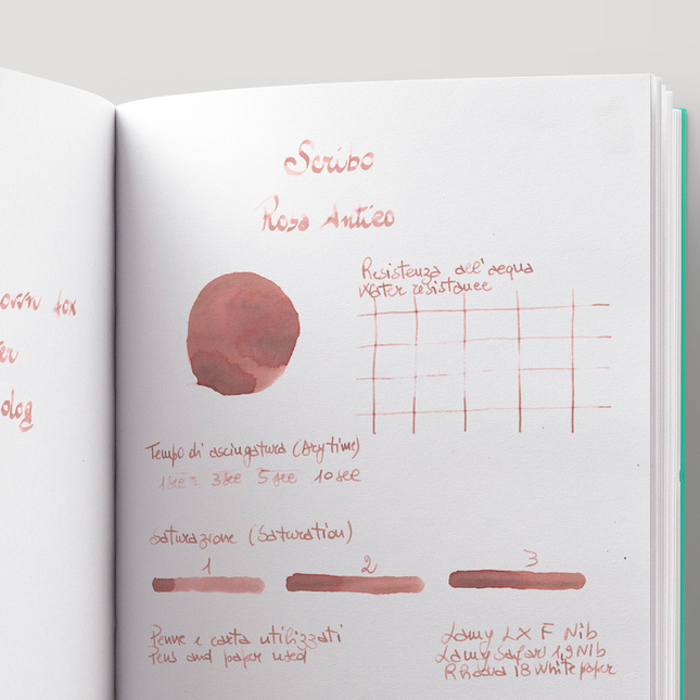 Scribo Rosa Antico Ink Bottle 90 ml