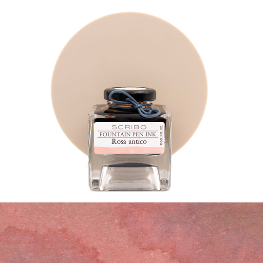 Scribo Rosa Antico Ink Bottle 90 ml