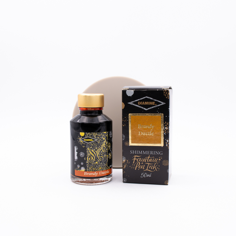 Diamine Shimmering Brandy Dazzle Ink Bottle 50 ml