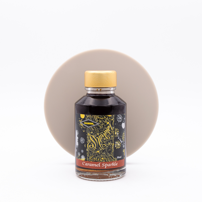 Diamine Shimmering Caramel Sparkle Inchiostro 50 ml