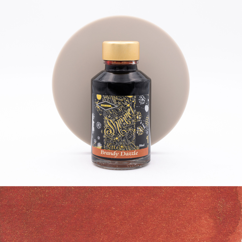Diamine Shimmering Brandy Dazzle Ink Bottle 50 ml