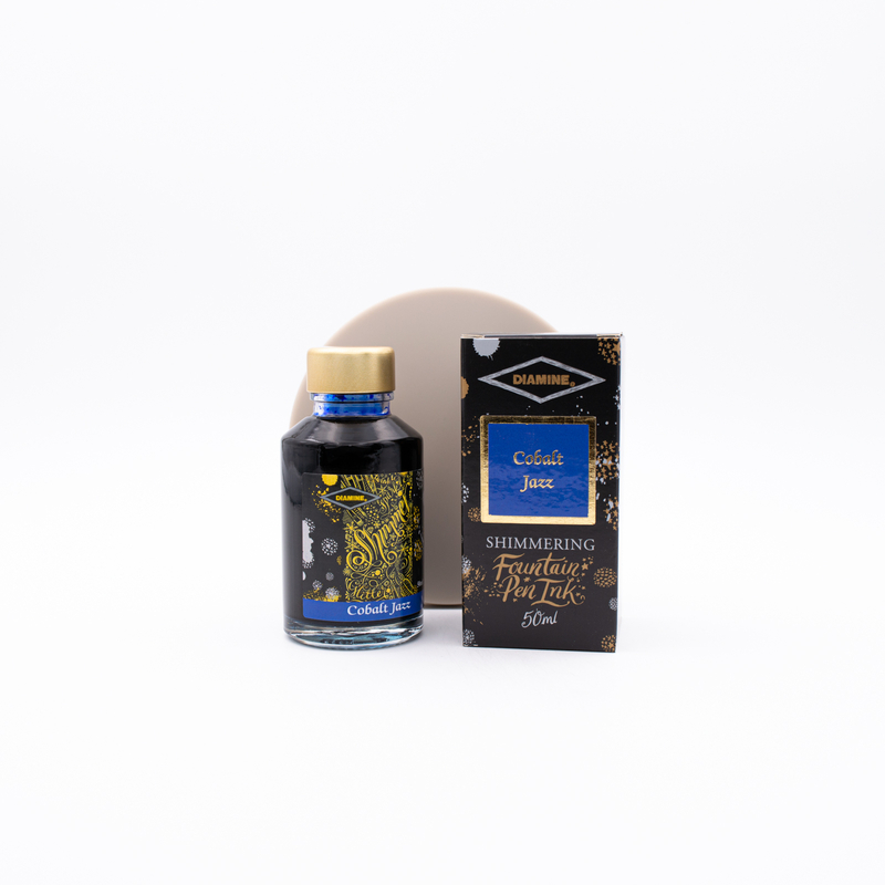 Diamine Shimmering Cobalt Jazz Ink Bottle 50 ml