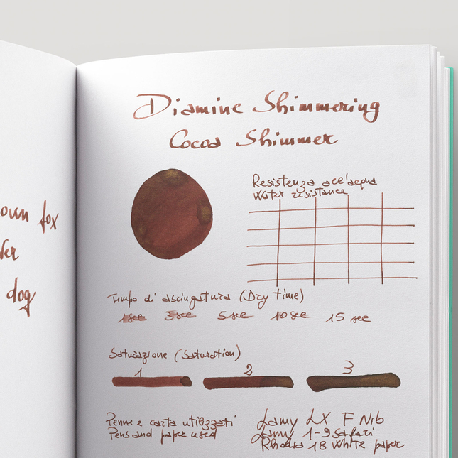 Diamine Shimmering Cocoa Shimmer Inchiostro 50 ml