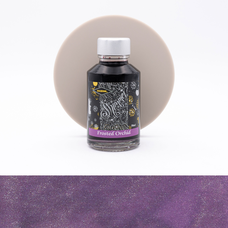 Diamine Shimmering Frosted Orchid Ink Bottle 50 ml