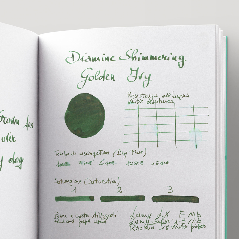 Diamine Shimmering Golden Ivy Ink Bottle 50 ml