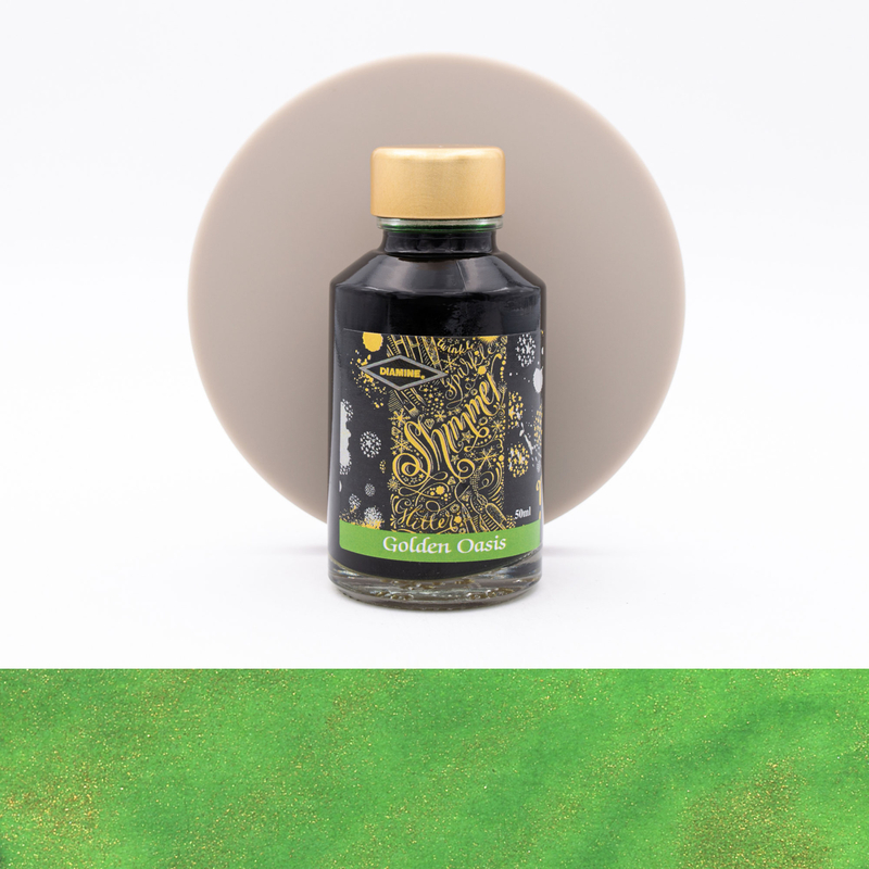 Diamine Shimmering Golden Oasis Inchiostro 50 ml