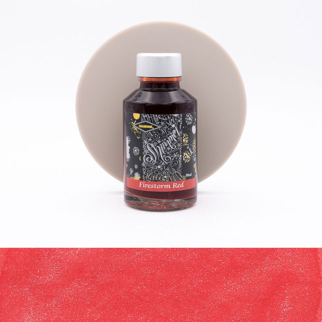 Diamine Shimmering Firestorm Red Inchiostro 50 ml