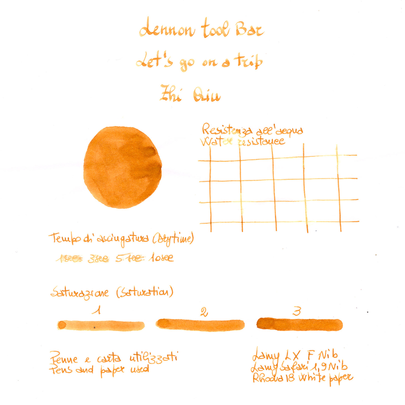 Lennon Tool Bar Let's Go on A Trip Zhi Qiu Inchiostro 30 ml