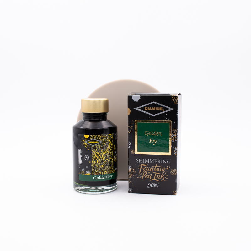 Diamine Shimmering Golden Ivy Ink Bottle 50 ml