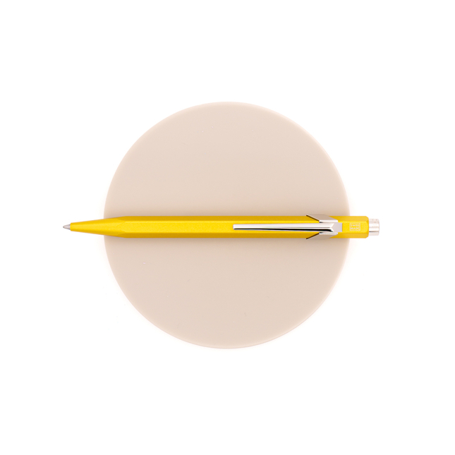 Caran d'Ache 849 Colormat-x Ballpoint Pen Yellow