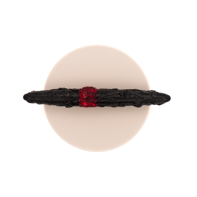 Benu Skulls & Roses Fountain Pen Smolder