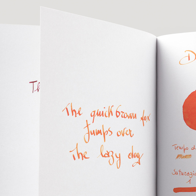 Diamine Shimmering Inferno Orange Ink Bottle 50 ml
