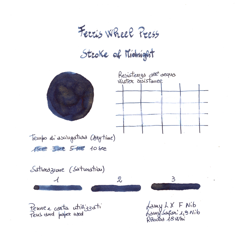 Ferris Wheel Press Stroke of Midnight Ink Bottle 38 ml