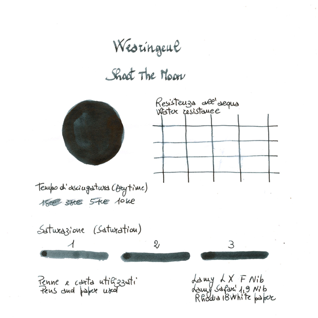 Wearingeul Yun Dong Ju Shoot the Moon Ink Bottle 30 ml
