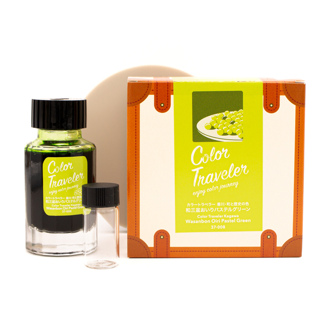 Color Traveler Wasanbon Oiri Pastel Green Inchiostro 30 ml