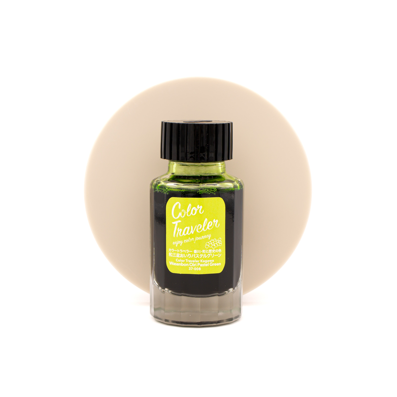 Color Traveler Wasanbon Oiri Pastel Green Inchiostro 30 ml