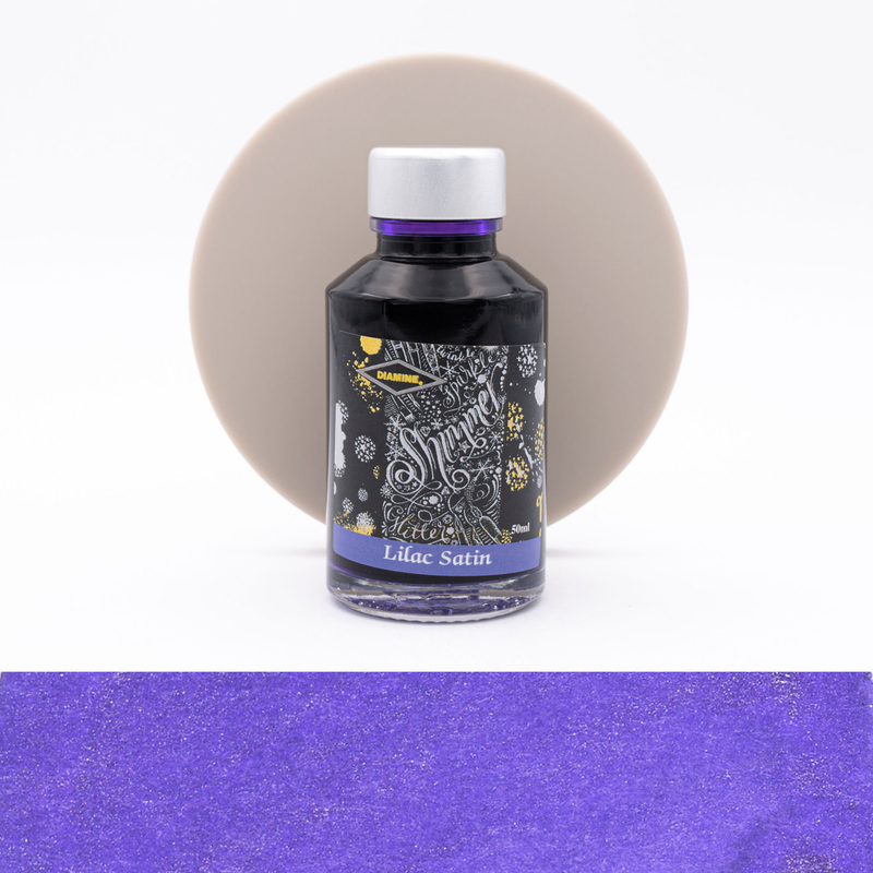 Diamine Shimmering Lilac Satin Ink Bottle 50 ml