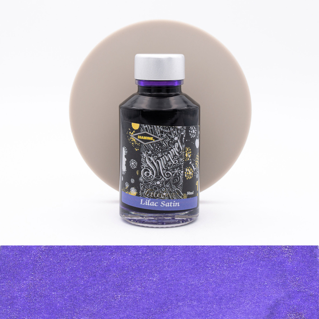 Diamine Shimmering Lilac Satin Ink Bottle 50 ml