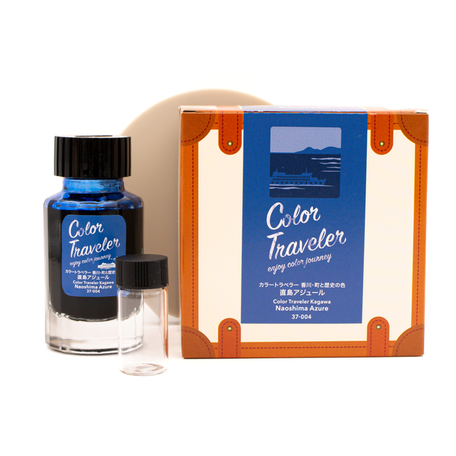 Color Traveler Naoshima Azure Ink Bottle 30 ml