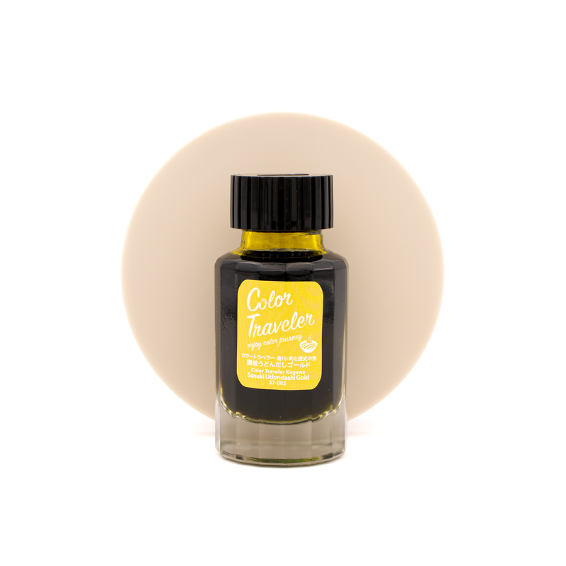 Color Traveler Sanuki Udondashi Gold Ink Bottle 30 ml