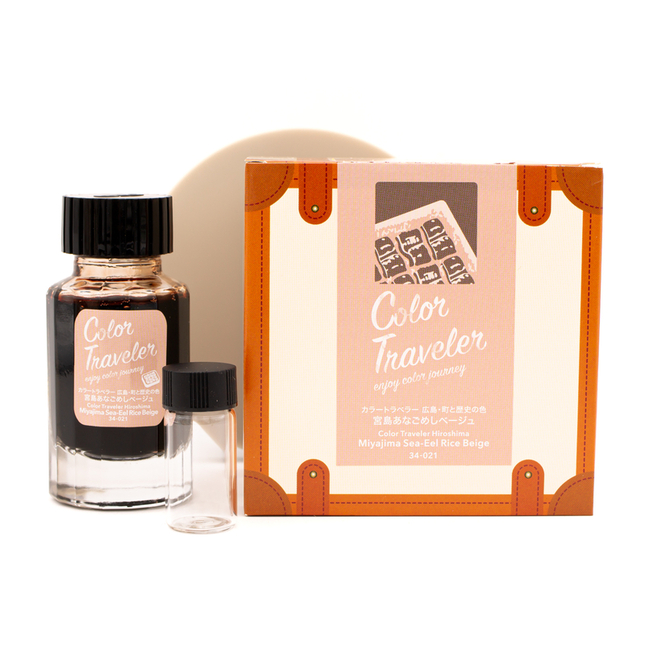 Color Traveler Miyajima Sea-Eel Rice Beige Ink Bottle 30 ml